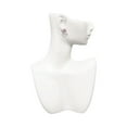 thumbnail image 4 of Delight Jewelry Silvertone Small Crystal Heart with Nurse Hat Pink Crystal Clip on Earrings, 4 of 5
