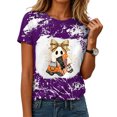 thumbnail image 6 of Leey-World Halloween Tshirt for Women Halloween Boo Shirts for Women Funny Halloween Shirts Fall Thanksgiving Gift Tshirts Tops, 6 of 6