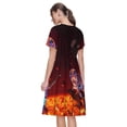 thumbnail image 7 of Lsque The Binding of Isaac Print Women's Casual Dress T-Shirt Summer Short Sleeve Scoop Neck Swing Dresses, 7 of 7