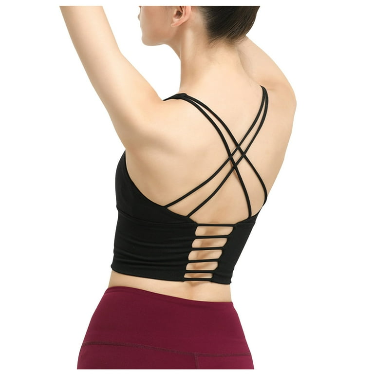 Mittory Sports Bras for Women High Support Longline Workout Tank