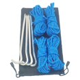 thumbnail image 1 of Juego de Cuerdas para Tienda de Campaña Liviana Y Reflectante con 2 Agujeros Tensor de Cuerda para Acampar para Tiendas de Campaña Al Aire Libre Lonas Azul Sunnimix Cuerda de tienda Guyline, 1 of 7