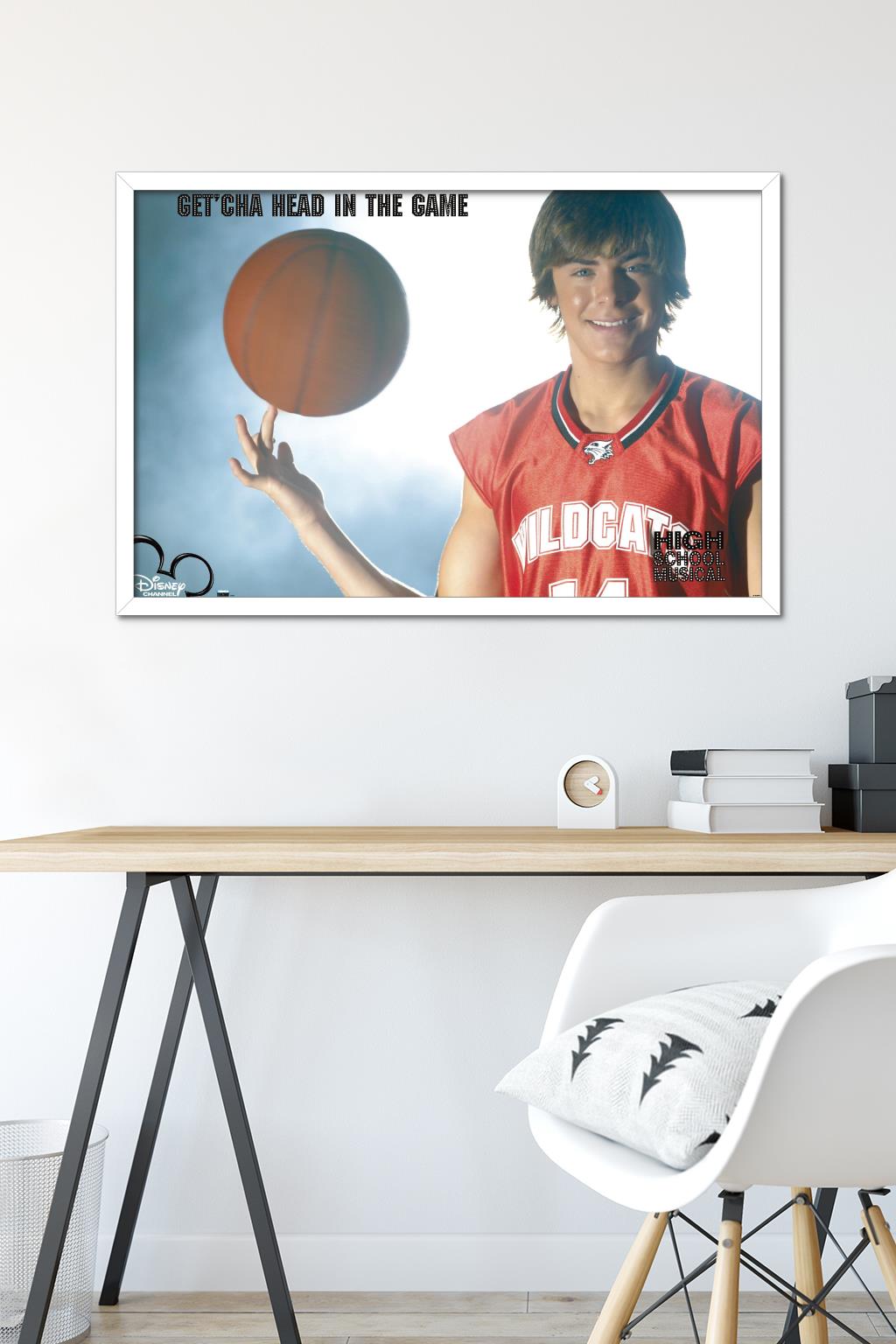 High School Musical - Troy - Game Wall Poster, 22.375" x 34" Framed