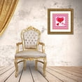 thumbnail image 3 of Metz, Andi 15x15 Gold Ornate Wood Framed with Double Matting Museum Art Print Titled - Art for the Heart III, 3 of 4