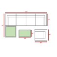 thumbnail image 4 of Living Source International 4-piece Wicker Sectional Set with Armchair in Gray, 4 of 4