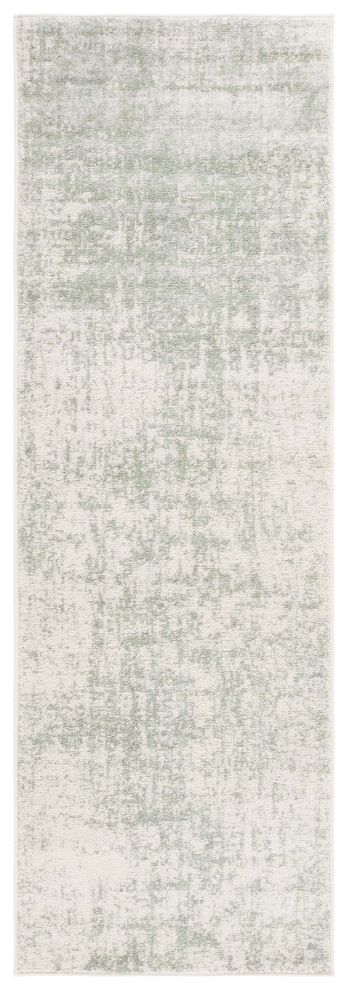 Safavieh Adirondack Boniface Distressed Runner Rug, Sage/Ivory, 2'6" x 16'