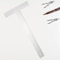 thumbnail image 3 of IBASETOY Scaling Ruler Ruler Clear 1Pcs for Carpentry Design, 3 of 8