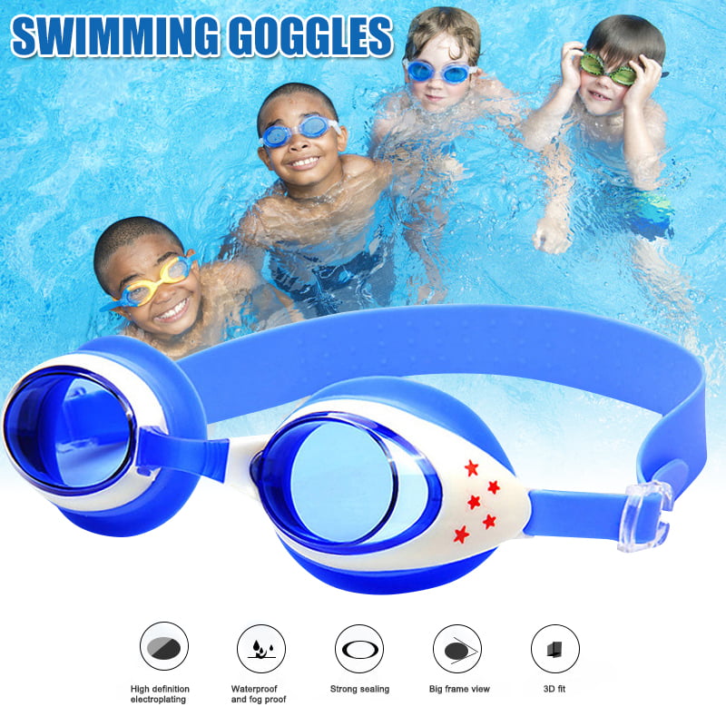 Kid Boy Girl Swimming Goggles High Definition Waterproof Anti-fog For Swimming 