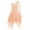 Pink, variant on Zaldita Kids One Shoulder Flower Girl High Low Dress Pleated Chiffon Junior Bridesmaid Dresses White 10
