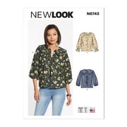 New Look Sewing Pattern 6243 - Misses' Tops, Size: A (8-10-12-14-16-18-20)