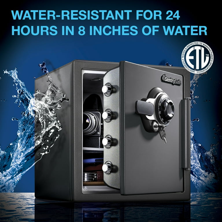 SentrySafe SFW123DSB Fire-Resistant Safe and Water-Resistant Safe