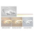 thumbnail image 2 of Denest Modern Heart Ceiling Fixture LED Chandelier Dimmable Pendant Lights, 2 of 20