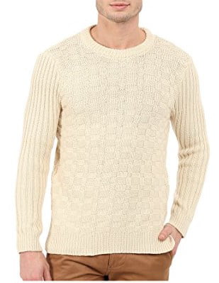 GANT Cotton Cable Crew Pull Homme