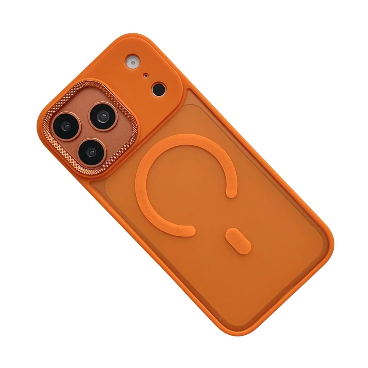 Soft-Touch Matte Focus Case with MagSafe for iPhone 17 Pro Max - Orange