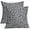 Navy Blue, variant on Black Brown Daisy Floral Block Print Pillow Covers 20X20 Inch Vintage Flowers Decorative Square Pillow Cases Set of 2 Farmhouse Home Decor Cotton Linen Throw Pillows For Sofa Couch Cushion Outdoor