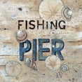 thumbnail image 3 of Fisk, Arnie 12x12 Black Modern Framed Museum Art Print Titled - Fishing Pier, 3 of 5