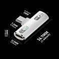 thumbnail image 3 of KUFptva 2 in 1 USB C Audios and Charging Adapter for Seamlessly Listening and Fast Charging on Phone Table Signal Transmission, 3 of 7