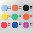 thumbnail image 4 of Educational Insights Foam Magnetic Fraction Circles, Elementary Math Set, Kids Age 7+, 4 of 6