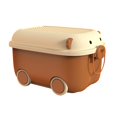 thumbnail image 1 of POINTERTECK Conteneur de Rangement pour la Maison Étui de Rangement pour Bric-à-Brac Porte-Jouets avec Roues, 1 of 6