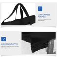 thumbnail image 5 of Large Clear Holds DVD CD Storage Holder Easy Zip Closure Carry Bag, 5 of 5