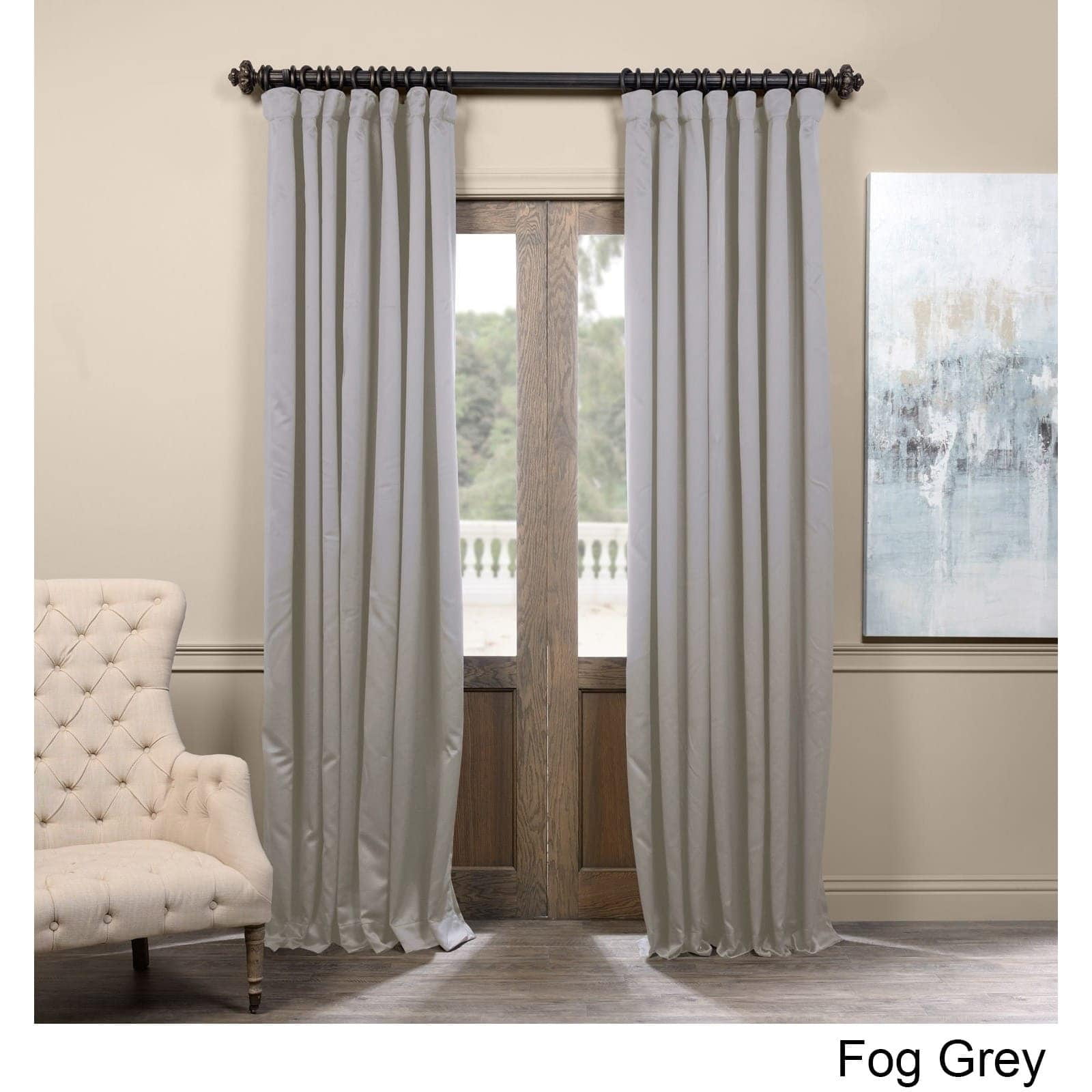 Exclusive Fabrics Extra Wide Thermal Blackout 96-inch Curtain Panel
