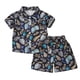 thumbnail image 1 of Odeerbi 1-8 Años Conjunto de Verano Para Niños de Hawaianos Camiseta de Manga Corta de Algodón Con Estampado Tropical Conjunto de Dos Piezas de Gráficos, 1 of 3