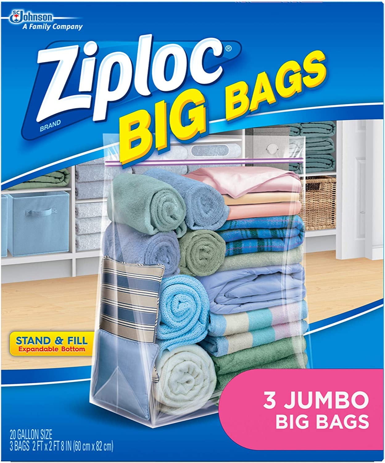 Ziploc Big Bags 3 gal Clear Storage Bag - Ace Hardware