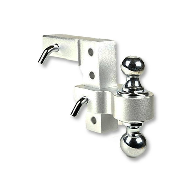 Voyager Tools Adjustable Trailer Drop Hitch Aluminum Tow Hitch 2" & 25/16" Dual Ball Walmart