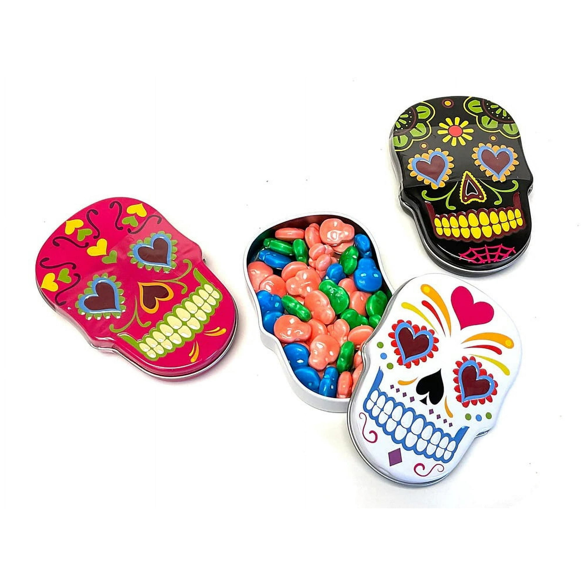 Boston America Sugar Skulls Hard Candy Halloween 18 Count