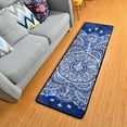 thumbnail image 3 of SKYSONIC 2'X6' Beautiful Indian Floral Runner Rug with Rubber Backing, Mandala Non Slip Entryway Rug Runner Washable Soft Area Rug Carpet for Hallway Bedroom Kitchen Decor, 3 of 6