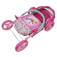 thumbnail image 2 of Doll Pram Baby Alive Deluxe Classic Pink Rainbow 3+ Years, 2 of 7