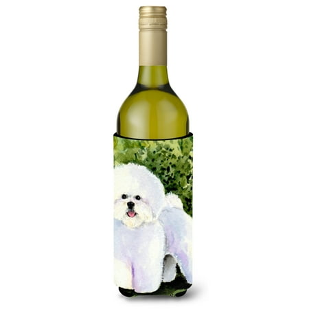 

Caroline s Treasures SS8712LITERK Bichon Frise Wine Bottle Hugger Wine Bottle multicolor