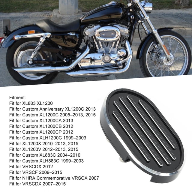 Motorcycle Stripe Style Brake Pedal Pad Motorcycle Footpeg Cover Accessory Fits for XL883 XL1200