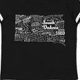 thumbnail image 4 of Inktastic South Dakota State word salad Boys or Girls Toddler T-Shirt, 4 of 5