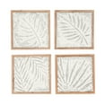 thumbnail image 5 of DecMode Brown Wood Tropical Leaf Wall Decor with Wood Frames (4 Count), 5 of 8