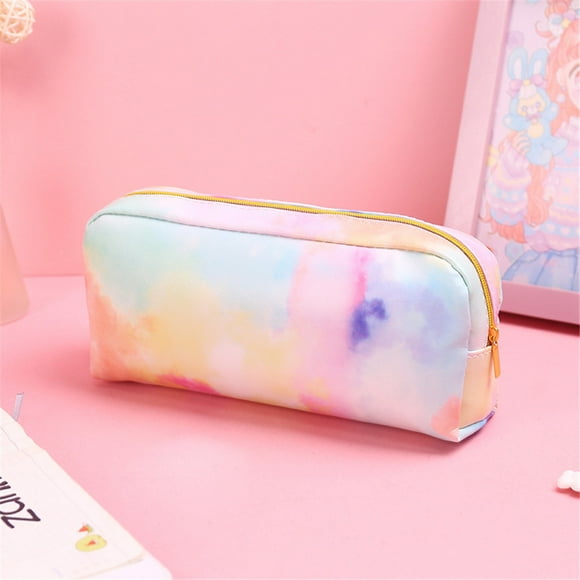 Xihbxyly Bonita Bolsa de Cosméticos, Estuche Colorido y de Ensueño, Material Suave y Cómodo, Acabado Fino, Cierre Suave, Gran Capacidad, Ideal para Oficina y Escuela, Tamaño 19,5 X 9 X 5 Cm.