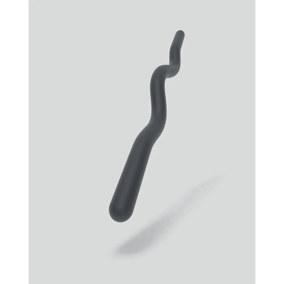 Bala Beam Bar for Working Out, Ergonomic Weight Bar for Press, Curl, Row, Squat, Lunge & Full Body Exercise, Curling Bar Strength Training Home Gym Accessory, 25lb, Charcoal