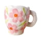 thumbnail image 1 of Tazas de café de cerámica, tazas para desayuno, tazas de leche, cristalería, hogar, oficina, cafetería, regalo Flores rosadas, 1 of 9
