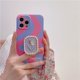 thumbnail image 3 of iPhone 11 12 13 14 PRO MAX 14 14Pro Rosa Púrpura Onda Con Tulipán Popsocket PC Funda, 3 of 3