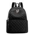 thumbnail image 1 of Mochila para mujer, bolso de moda para mujer, mochila de viaje de nailon, bolso de hombro negro, mochila informal pequeña para mujer, 1 of 6