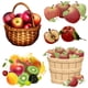 thumbnail image 2 of Three Ratels C050 Hermosa fruta fresca manzana PVC pegatina decoración del hogar pegatina de pared calcomanía de refrigerador, 2 of 4
