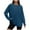 Blue, variant on Scyoekwg Oversized Tshirts for Women Thumb Hole Long Sleeve Workout Tops Casual Loose Crewneck Tee Y2K Clothes Fashion Clothing (Navy,XXL)