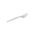Dixie Plastic Cutlery, Heavyweight Forks, White, 100/Box DXEFH207