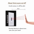 thumbnail image 4 of 3X Smart Light Switch Wall Light Switch Wave Infrared Sensor No Need Touch Electrical Power on Off US Plug, 4 of 7