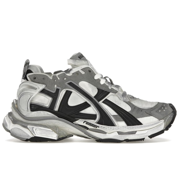 Balenciaga Men's Runner Grey White Black Shoes, from StockX