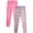 Pink Love/Plaid, variant on dELiA*s Girls Pajama Pants Cute Pattern Fleece Plaid Girls Pajamas Sleepwear 2 Pack