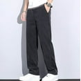 thumbnail image 4 of Dpytoraw Men's Lessel Wide Leg Pants Youth Large Size Loose Straight Leg Pants Korean Version Of The Trend Casual Pants, 4 of 5