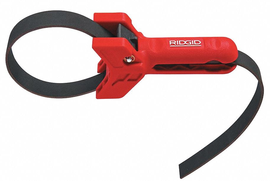 Ridgid 3" to 8" Pipe Capacity Strap Wrench, 31/2" to 85/8" Outside