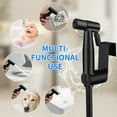 thumbnail image 4 of YEAHMART Handheld Bidet Sprayer for Toilet-Adjustable Water Pressure Jet Spray with Bidet Hose for Feminine Wash, New Premium Stainless Steel Muslim Shower Toilet Bidet Cloth Diaper Sprayer Set, 4 of 7