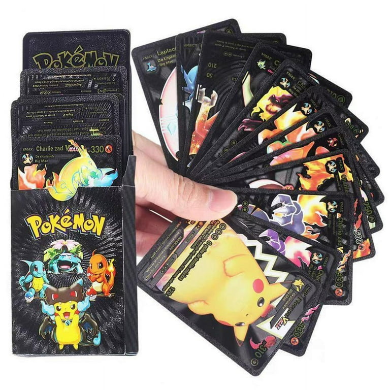 Pokemon Cards Black & Gold Colour 55Cards In One Box Premium Quality at Rs  86/pack in Raigad