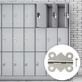 thumbnail image 3 of Mobutofu 48Set Decorative Hinges White Nickel Plated for Cabinets, 3 of 5